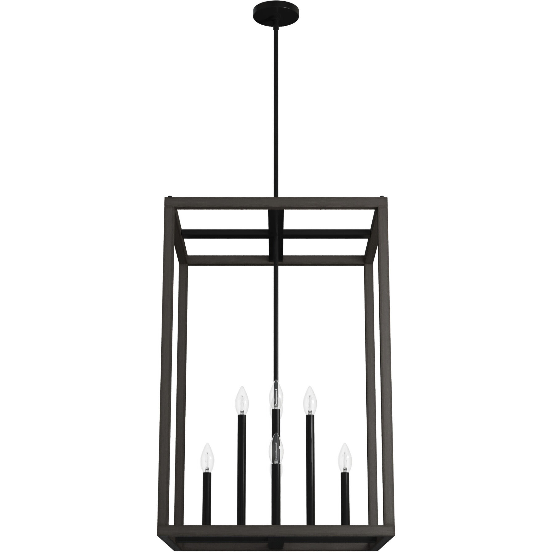 Squire Manor 4 Light 22 inch Matte Black Pendant Ceiling Light
