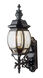 Francisco 3 Light 25 inch Black Outdoor Wall Lantern