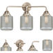 Nouveau 2 Stanton LED 24 inch Brushed Satin Nickel Bath Vanity Light Wall Light