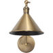 Exeter 25 inch 60.00 watt Oxidized Antique Brass Adjustable Sconce Wall Light