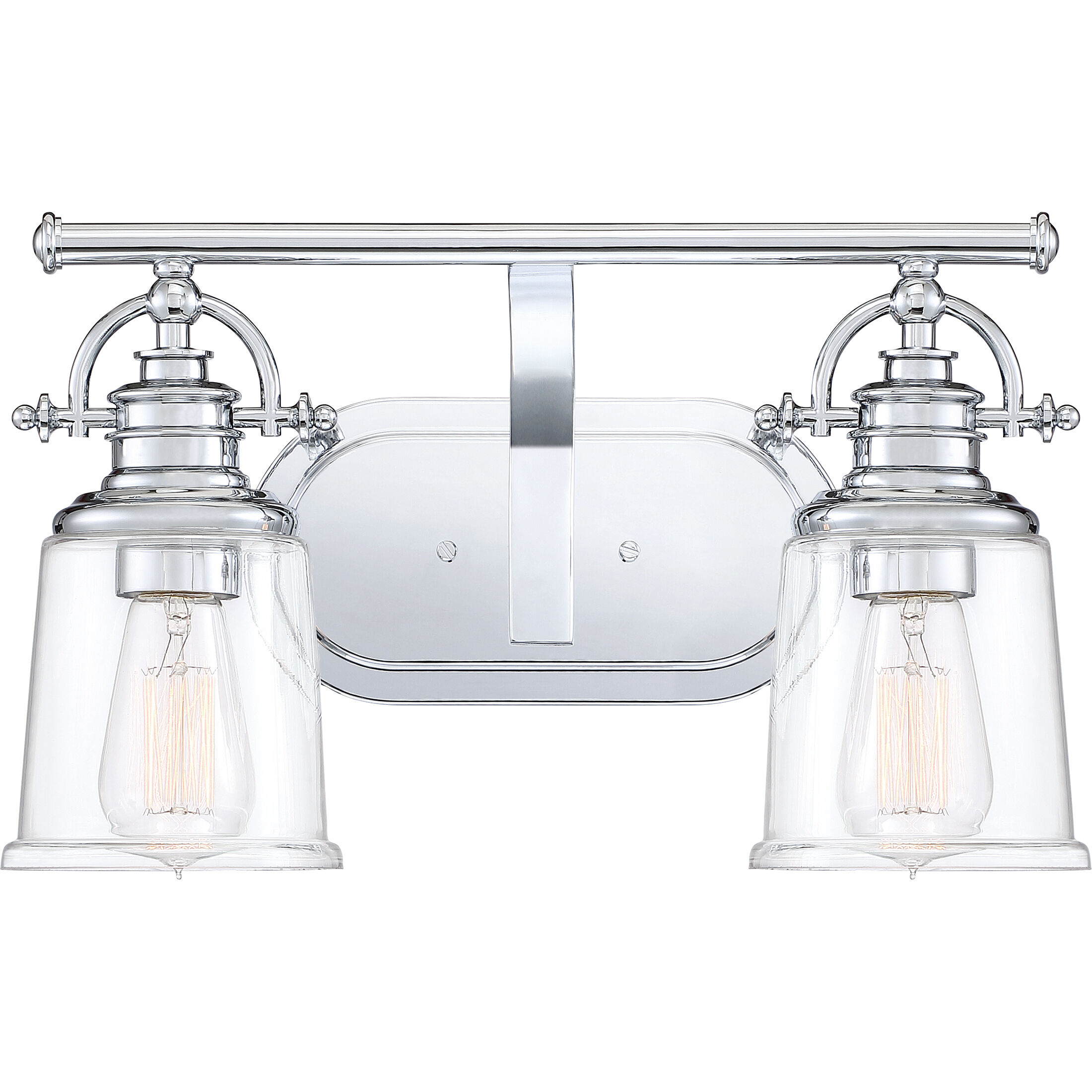 Grant 2 Light 16.00 inch Bathroom Vanity Light