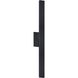 Zarai Family 1 Light 36 inch Matte Black Outdoor Wall Sconce in 3" D x 4.5" W x 36" H, EVOLV
