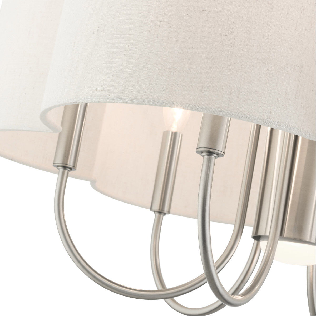 Solstice 7 Light 24 inch Brushed Nickel Chandelier Ceiling Light