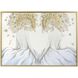 Zana Brown's Mirror Of My Soul Ivory and Gold Wall Decor, Figurative