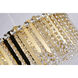 Canada 12 Light 24 inch Gold Chandelier Ceiling Light