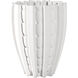 Fluted 10 X 6.5 inch Vase, Small