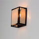 Montauk 2 Light 6.5 inch Black ADA Wall Sconce Wall Light