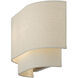 Bellingham 2 Light 13 inch Antique Gold Leaf ADA Wall Sconce Wall Light