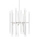 Dona 20 Light 24 inch Polished Nickel Chandelier Ceiling Light