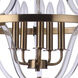 Graclyn 5 Light 19.49 inch Satin Brass Foyer Light Ceiling Light