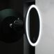 Solo Black LED Makeup Mirror