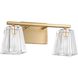 Valentin 2 Light 15 inch Champagne Gold Vanity Light Wall Light