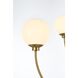 Nyomi 4 Light 30 inch Satin Gold Chandelier Ceiling Light