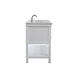 Clement 60 X 22 X 34 inch White Bathroom Vanity Cabinet