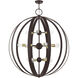 Modesto 16 Light 42 inch Bronze Foyer Chandelier Ceiling Light