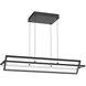 Mondrian LED 35.5 inch Black Linear Pendant Ceiling Light