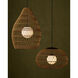 Fishtrap 1 Light 29.5 inch Black Outdoor Pendant
