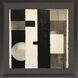 Shattered Impressions Black and Beige and Brown and Neutral Framed Art