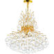 Princess 10 Light 24 inch Gold Down Chandelier Ceiling Light