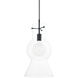 Mirabel 1 Light 11 inch Soft Black Pendant Ceiling Light