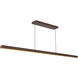 Alora Mood Dottie 60 inch Walnut Linear Pendant Ceiling Light