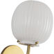 Alora Mood Cherise 1 Light 6.75 inch Brushed Gold Wall/Vanity Light Wall Light