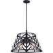 Maud 4 Light 19 inch Black Chandelier Ceiling Light