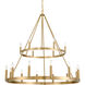 Dutton 18 Light 42.75 inch Signature Brass Chandelier Ceiling Light