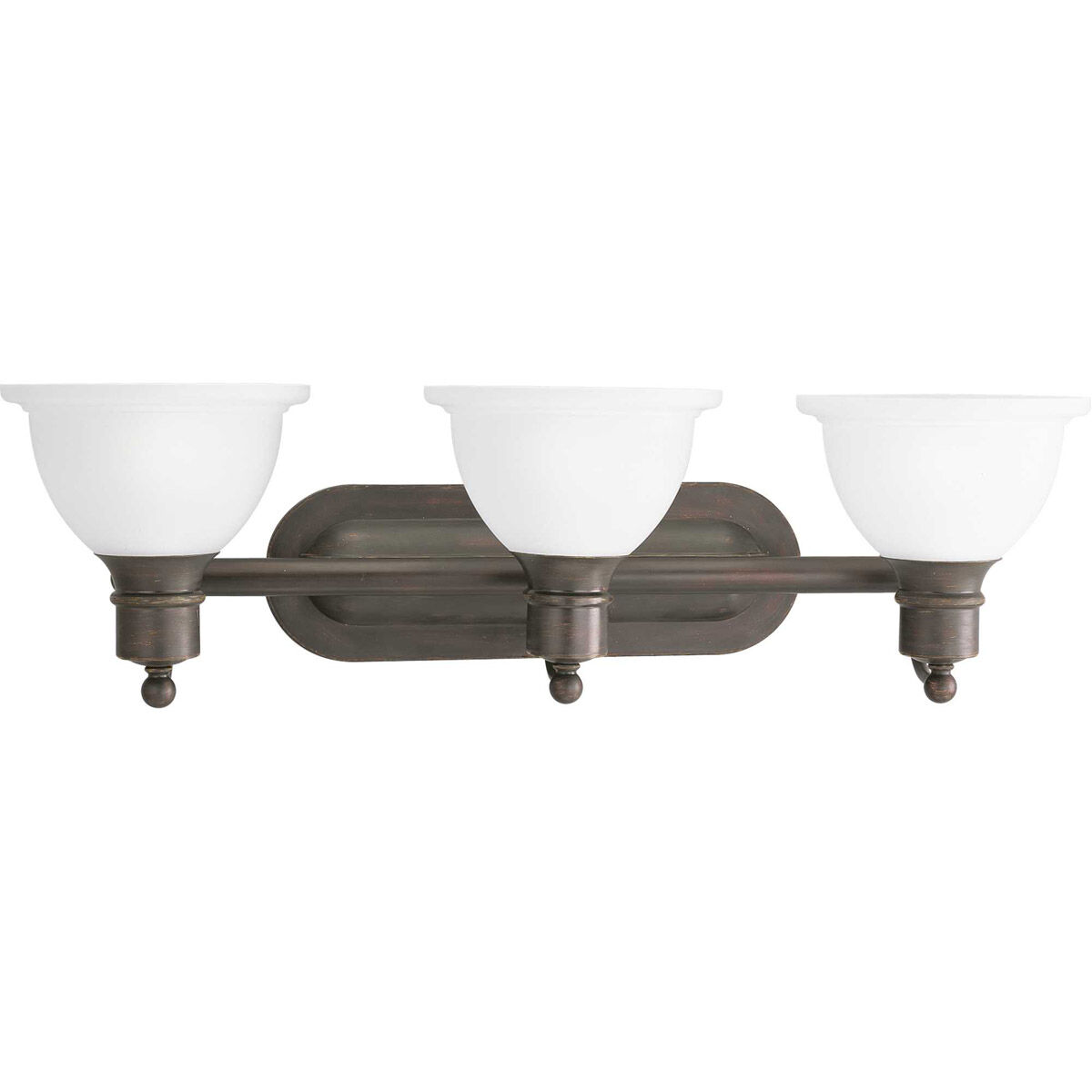Beacher 3 Light 27.5 inch Antique Bronze Bath Vanity Wall Light