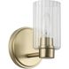 Bedminster 1 Light 5.75 inch Champagne Gold Vanity Light Wall Light