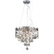 Gl Series 5 Light 16 inch Chrome Chandelier Ceiling Light