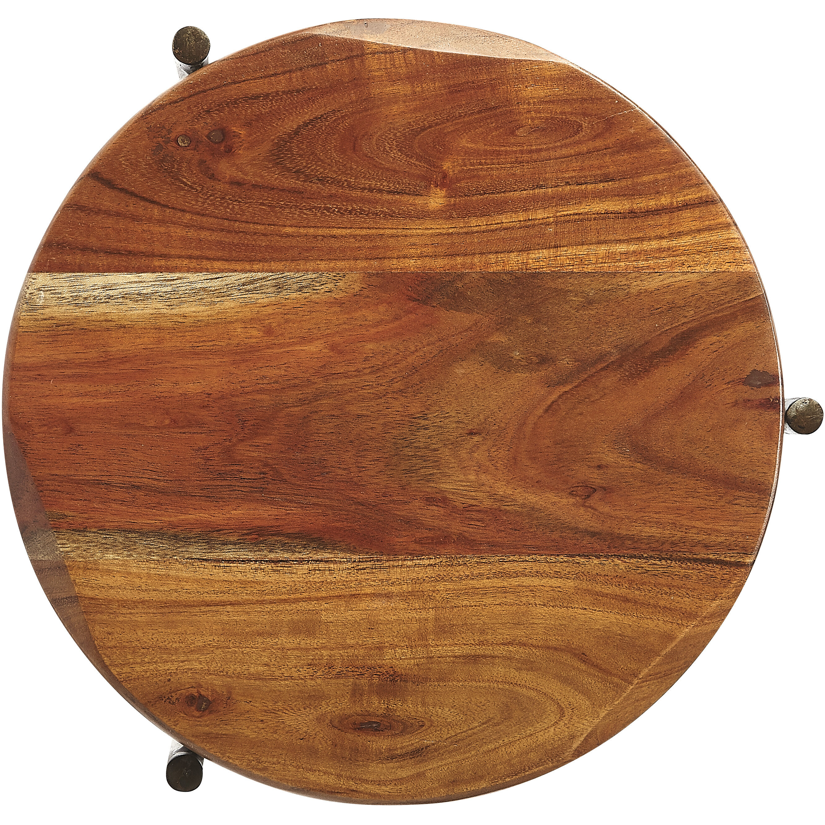 Brisbane Live Edge 21 X 12 inch Industrial Chic Accent Table