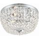 Nola 3 Light 14.25 inch Polished Chrome Flush Ceiling Light