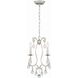 Ashton 4 Light 16 inch Olde Silver Mini Chandelier Ceiling Light in Clear Swarovski Strass