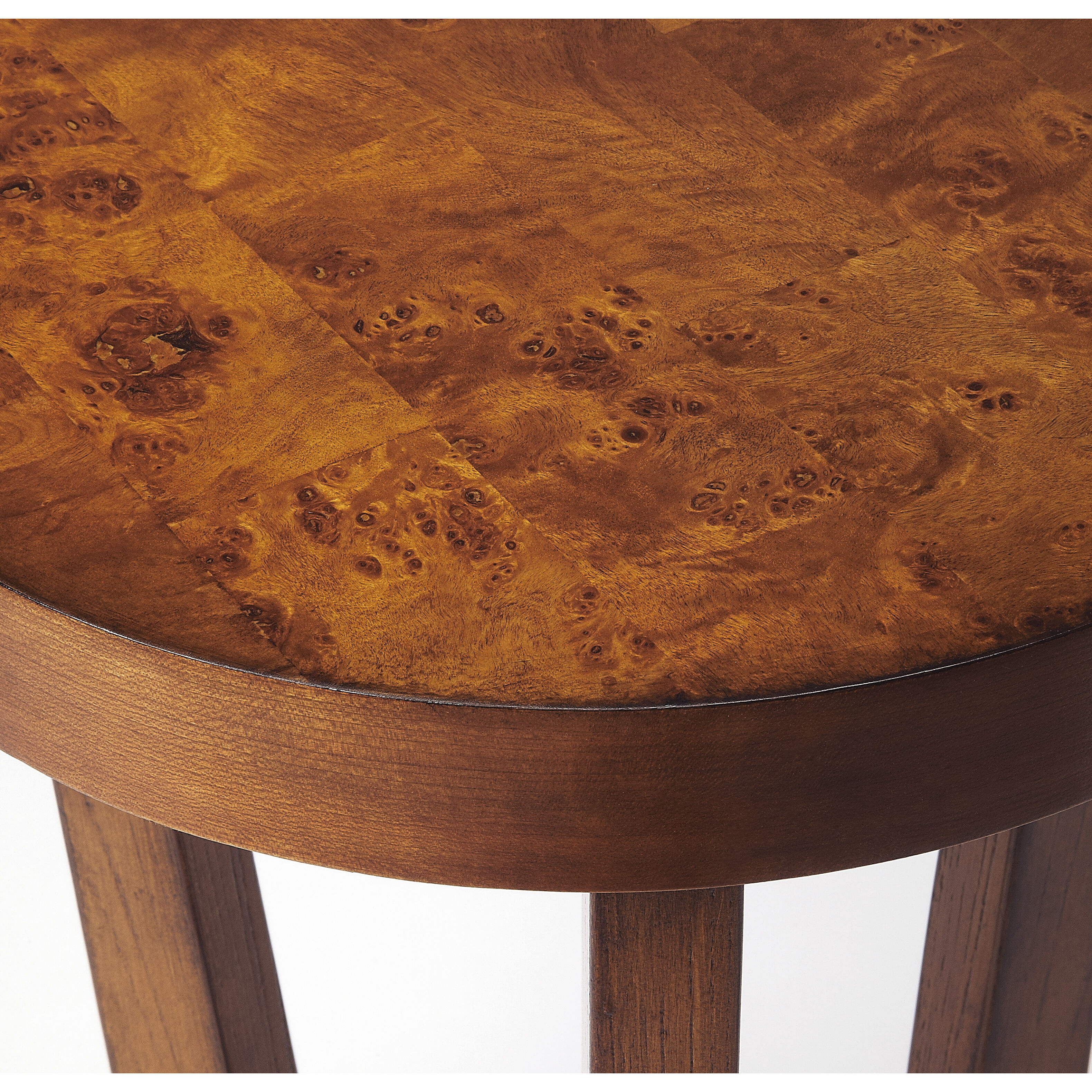 Masterpiece Aphra  24 X 16 inch Olive Ash Burl Accent Table