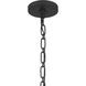 Pierson LED 33 inch Black Cashmere and True Gold Chandelier Ceiling Light