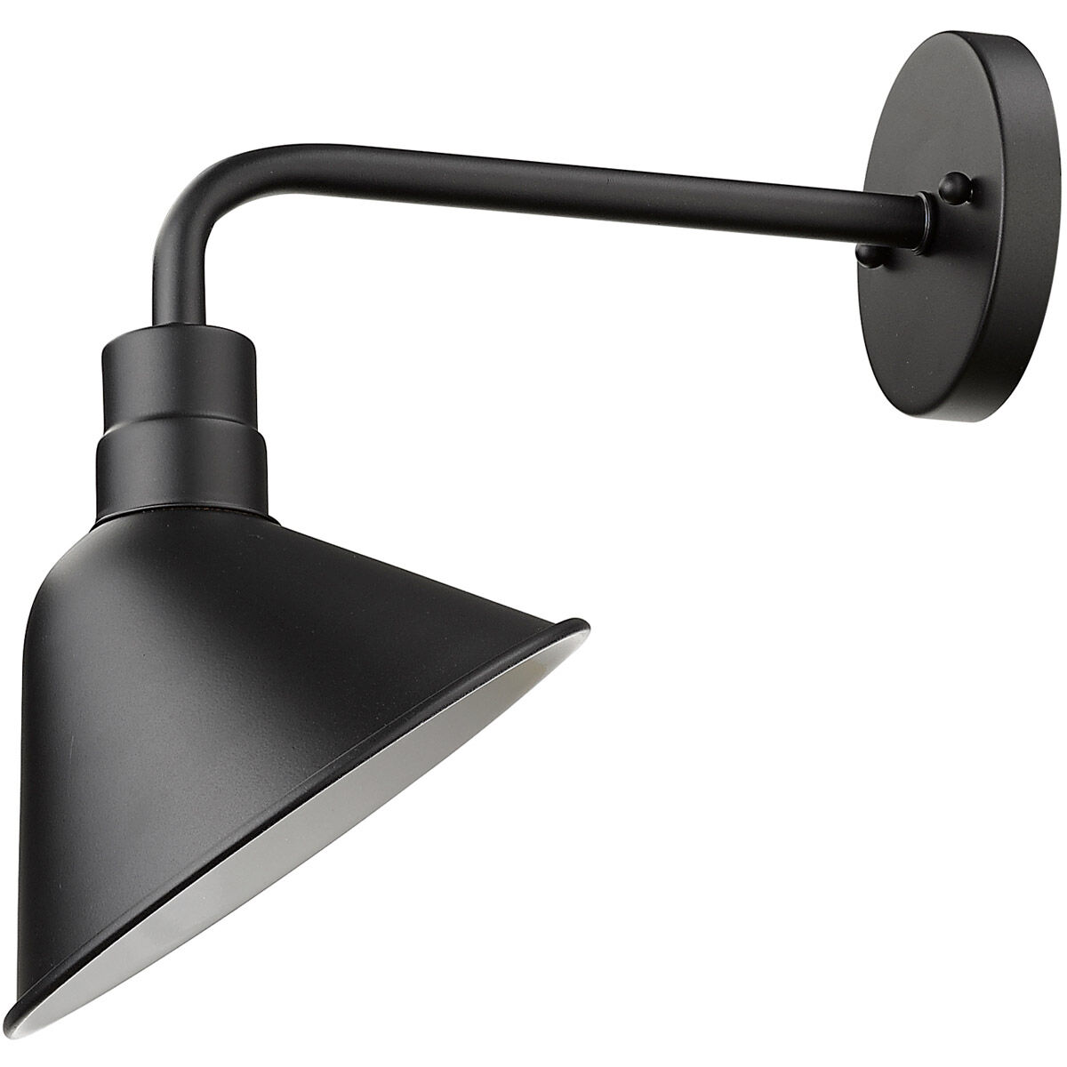 Fuller 1 Light 13 inch Matte Black Exterior Wall Mount