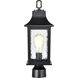 Stillwell 17 inch Matte Black Post Lantern