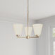Strayhan 3 Light 18 inch Modern Gold Chandelier Ceiling Light