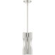 Acra 3 Light 6 inch Brushed Nickel Pendant Chandelier Ceiling Light