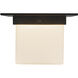Mineral 1 Light 7.88 inch Urban Bronze and Matte Opal Glass Flush Mount Ceiling Light in Opal Glass Shade