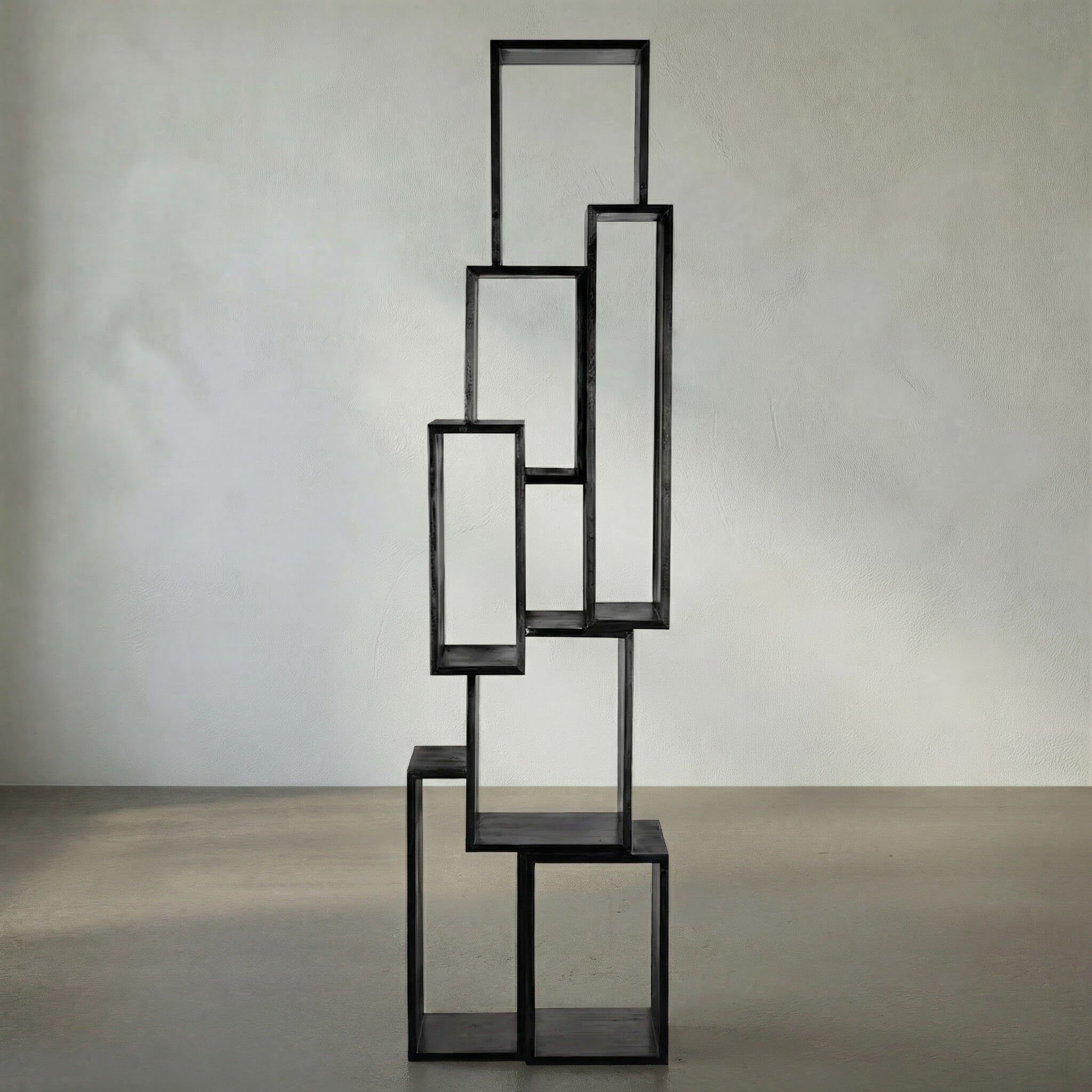 Lincoln Charcoal Black Bookcase