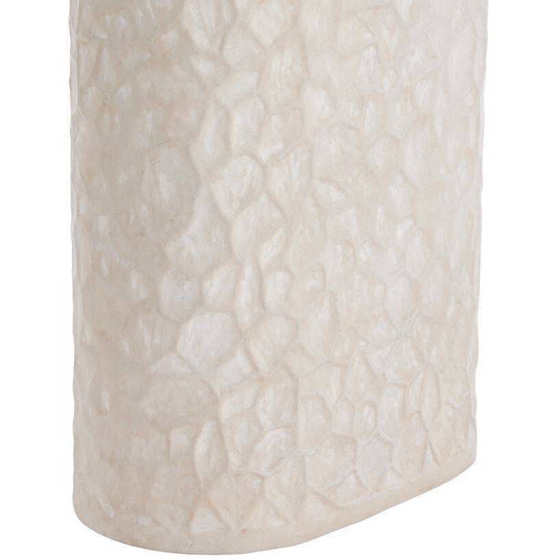 Felicity 28 inch 60.00 watt Egg Shell and Antique Brass Lamp Portable Light