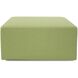 Universal 17 inch Moss Outdoor Ottoman, 36in Square, The Seascape Collection