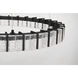Sevryn LED 44.5 inch Dark Matte Black Chandelier Ceiling Light