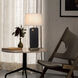 Laurel 30 inch 9 watt Ebony and Weathered Brass Table Lamp Portable Light