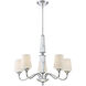 Lusso 5 Light 26.5 inch Chrome Chandelier Ceiling Light