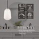 Olivia LED 7 inch Polished Chrome Pendant Ceiling Light