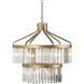 Social Club 9 Light 23.25 inch Havana Gold Pendant Ceiling Light
