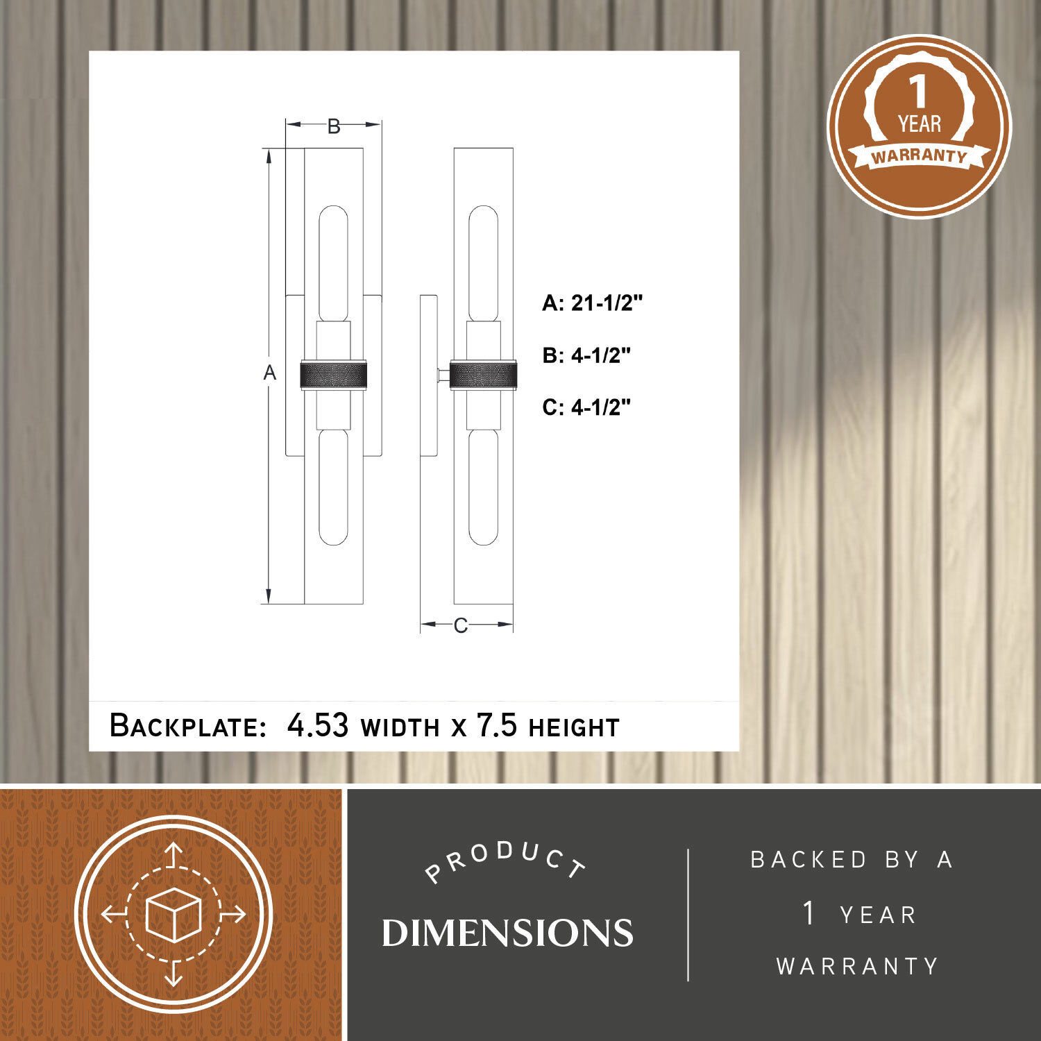 Bari 2 Light 4.5 inch Satin Brass Wall Light